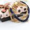 Cheap Fashion Multi-layer Adjustable Geometric Weave Braid Leather Bracelets & Bangles with Alloy Chain