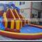 manafacture price inflatable water slide with pool air toy inflatable pool with slide for sale