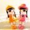 Girl Doll Custom Desig Plus Toy Ball Jointed Doll Woven Fabric, With Knit and Crochet Fabrics