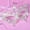 Travel eye mask white Halloween Mask With Shinning Crystals
