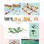 High quality commercial floating inflatable water park with slide