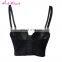 Fashion sexy Silver bead decoration hot teens factory in china bra push up
