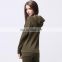 T-WH520 Women Cotton Jersey Fitted Hoodie Plain Pullover Sweatshirts
