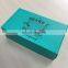 100% custom teal shipping box wholesale packaging