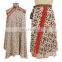 Silk Sari Patchwork double layered and reversible wrap-skirt Magic Indian Around skirts dress beach wear Wraparound