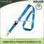 Flat and stain printed polyester lanyards Material id badge holder lanyard for sale
