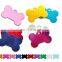 Hot Selling Anodized Aluminum blank Bone Shaped ID Dog Pet Tag
