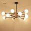 LED Nordic living room real magic chandelier chandelier study bedroom lamp wood creative personality cafe restaurant