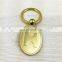 Customized gold metal keychains
