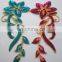 2017 New Developing Fashion Colorful Embroidered Sequin Flower Patches Applique