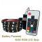 Battery powered 5050 RGB LED Strip Light RGB 1M , IP20 / IP65 with mini 3keys RGB controller / 17Keys RGB remote control