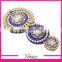 India design handmade beads shoe decoration ladies beads sandal accessories