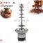 Luxury 7 Tiers Commercial Chocolate Waterfall Fountain with factory price