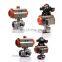 KLQD brand Q614F China made 2 inch stainless steel pneumatic water 3 way ball valve