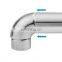 Stainless Steel Stair Railing Fitting 90 Degree Curved Bend Welded Pipe Elbows Connector
