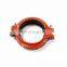 FM Approved ductile cast iron grooved rigid coupling pipe fitting price