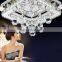 Ceiling Decoration Square Crystal Chandelier Raindrop Round Ceiling Lamp