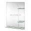 Makeup Bathroom Mirror and Washbasin Irregular Mirror with Shelf