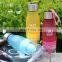 H2O 650ml Water Bottle Plastic Fruit Bottle Drink Outdoor Sports Juice lemon Cup