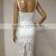 Summer dress hot selling 2015 new women elegant and sey blue red yellow black white lace evening party bandage dress Bandage Bod