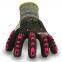 Anti Vibration HPPE TPR Rubber Nitrile Sandy Coated Anti-impact Work Gloves