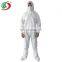 3-piece hood protective coverall disposable with shoe cover industrial use CAT III