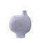 Abstract People Face Nordic Style White Ceramic Vase Three-Piece For Soft Decoration