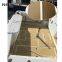 Teak color white strips Marine Boat Yacht floor PVC decking outdoor Without Caulking pvc decking price
