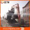 amphibious excavator for clearing obstacles at landslide and