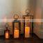 Copper Metal Rose Gold Stainless Steel Candle Holder Lantern Candle holder decorative Lantern For Home Decor
