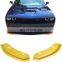 Factory Manufacture Auto Parts Customized Color Front Bumper Lips Front Lip protector For Dodge Challenger 2012 2019 2018