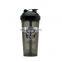 wholesale Half Gallon 64oz premium sublimation fitness shaker slim outdoor sports portable bubble tea shaker cup