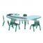 Wholesale price high quality height adjustable kids school table and chair set