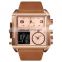 Wholesales skmei large dial digital analog watch 1391 leather wrist watches high quality mens sports wristwatch