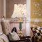 Home Retro Antique Rustic Flower Reading Book Vintage Bedside China Table Lamps For Bedroom Restaurant