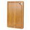 Wholesale Larger Bamboo Chopping Board with Juice Groove have Hole Thick Kitchen Food Serivng Charcuterie Cutting Boards