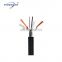 industrial OPLC Hybrid fiber optic cable with copper power wires 1km price 1-24 cores