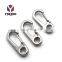 6 Size Stainless Steel Egg Shaped Carabiner Hook Keychain Safety Lifting Snap Hook