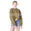 American Top Quality Apparel Cropped Fleece Hoodie crop top hoodies women