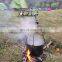 Light Weight Portable Custom Stand Grill Aluminum Alloy Outdoor Camping Cooking Tripod