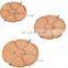 High quality Apricot-shaped wooden candy tray Cheap Wholesale Customized Size Decor Tray Table Vietnam Supplier