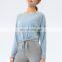 Ready to Ship Women  Long Sleeve Tees Sportswear Workout Gym Clothing Fitness Yoga Shirts & Tops for Adults
