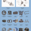 Other performance parts 1112-00422 Diesel Fuel Injector Spare Nozzle Original DLLA150P2330 China Bus ZK6122HL