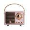 Gro?handel Mini Portable Soundbar Subwoofer drahtloser Lautsprecher, der TF-Karte unterstützt. HM11 Kreativer Bluetooth 5.0 Retro-Radiolautsprecher
