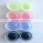 Plastic Black Case Contact Lens For Travel