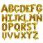 16 Inch English Alphabet Aluminum Foil Balloons Letter Shape Balloon Set for Birthday Party Wedding Decoration