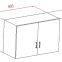 Medical Furniture Dental Clinic Hanging Cupboard Dentistry Department Wall Cabinet