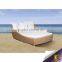 Low price plastic beach chair grey rattan aluminium sun lounger