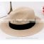 Custom Panama Hat Straw Hat Ribbon & Rope Accessory Type Flat Brim Sombrero Plain Dyed Pattern