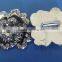 Compet Produce Fashion Diy Bracelet Big Slide Flower Charms with Rhinestones